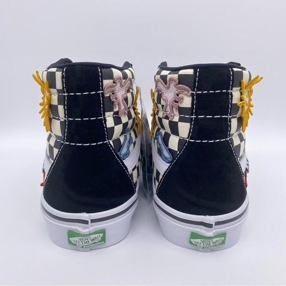 Vans Skateistan x Skate SK8-HI 'Checkerboard' Men's Sneakers - Size: 11.5 - Picture 4 of 16